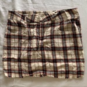 NSF Plaid Skirt